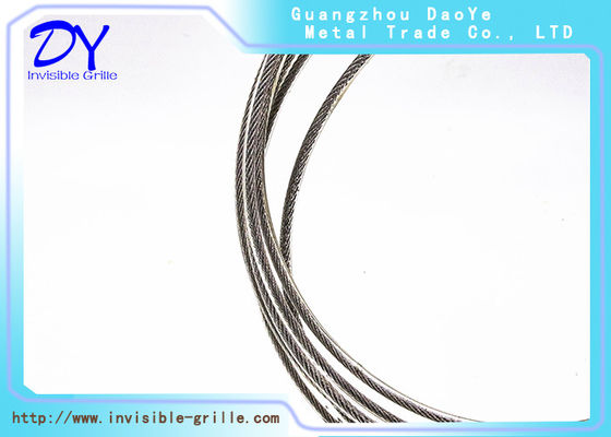 白い16kg/ロール7X7ステンレス鋼 ワイヤー ロープ ケーブル