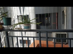 窓から見えないグリル 透明な視野のセキュリティグリル