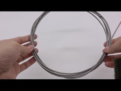 7X7 ステンレス鋼のワイヤロープ バルコニーと窓のための見えない保護網