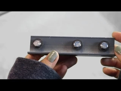 目に見えないグリル用のアルミ鉄道