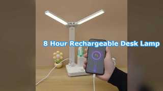 充電式 LED デスクランプ タッチコントロール 8 時間バッテリー