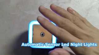 自動誘導 LED ナイトライトベッドサイド省エネランプ寝室用多色ナイトライト