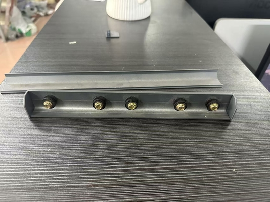 安全 透明グリル アルミトラック AG3/4 グレーエンドキャップ 透明グリルアクセサリー