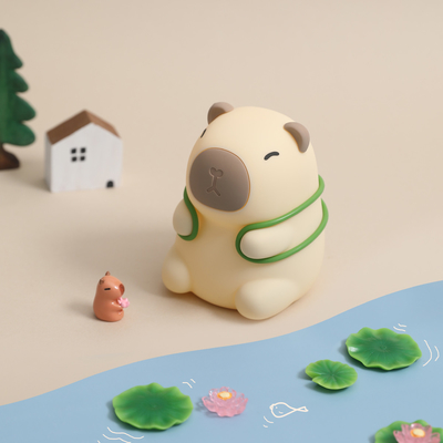 新着品 7色 シリコン カピバラ ナイトランプ 誕生日 プレゼント ナイトライト