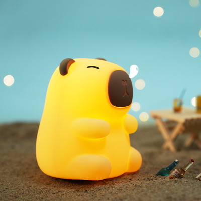新着品 7色 シリコン カピバラ ナイトランプ 誕生日 プレゼント ナイトライト