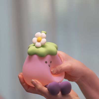 野菜 小さい バッグプラント シリコンランプ USB 充電式 寝室 ベッドサイド パット プレゼント用の夜明かり