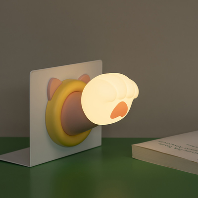 工場 可愛い睡眠制御 CAT PAW USB ベッドルームランプ シリコンランプ 再充電可能なタッチライト シリコン ナイトライト
