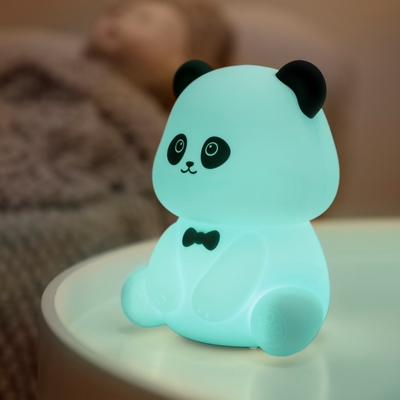 パンダナイトライト 編み込み ストレス解消 オフィス飾り ベッドヘッド 寝付き LED デスクランプ