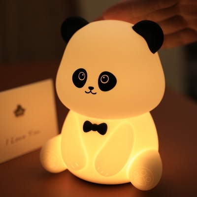 パンダナイトライト 編み込み ストレス解消 オフィス飾り ベッドヘッド 寝付き LED デスクランプ