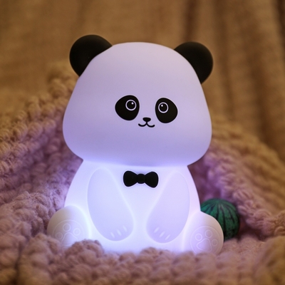 可愛い動物USB 充電可能な赤ちゃんランプ シリコンパンダ LED 夜灯 子供のための夜灯