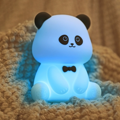 可愛い動物USB 充電可能な赤ちゃんランプ シリコンパンダ LED 夜灯 子供のための夜灯