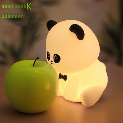 可愛い動物USB 充電可能な赤ちゃんランプ シリコンパンダ LED 夜灯 子供のための夜灯