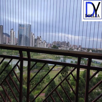 ナイロンコーティングと5cmのワイヤ距離のギャップ