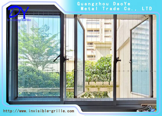 見えない安全グリル 美しい調和を保ちながら設計された保護の見えない障壁