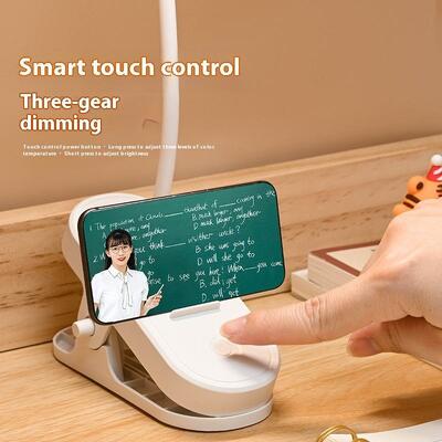 オフィス デスク,研究 デスク,寝室 ベッドサイド テーブル ランプ USB-C 充電ポートとACソケット付き3方向ディム可能なタッチ ランプ