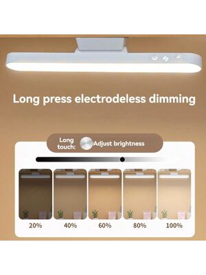 LED 充電可能 モダン デスクランプ 多機能磁気読書灯 タッチ&リモコン ディミングキャビネット/クローゼットライト