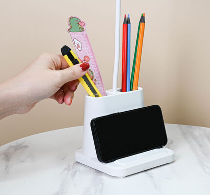 ペンホルダー付きLEDデスクランプ - 学生寮ギフト卸売用目の保護スタディライト ナイトライト