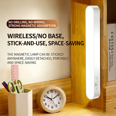 Amazonベストセラーの充電式マグネットランプ、色温度3000-6500K対応