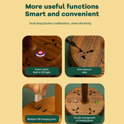 USB充電ポート LED デスクランプ C型 現代的なオフィス照明ソリューション