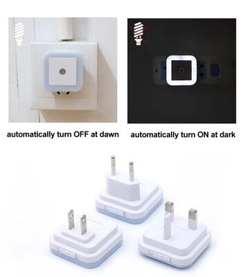 寝室用センサーLEDナイトライト、省エネランプ、多色ナイトライト