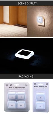 寝室用センサーLEDナイトライト、省エネランプ、多色ナイトライト