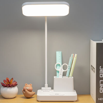 複数の明るさレベルを備えた充電式デスクランプ、仕事や読書に最適な充電式LEDデスクライト