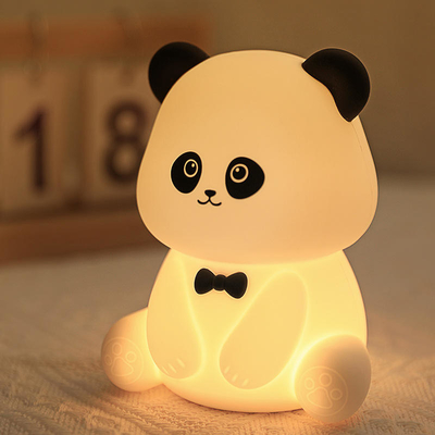 可愛い動物USB 充電可能な赤ちゃんランプ シリコンパンダ LED 夜灯 子供のための夜灯