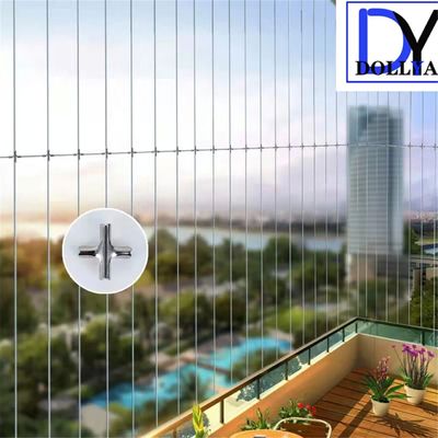 ナイロンコーティングと5cmのワイヤ距離のギャップ