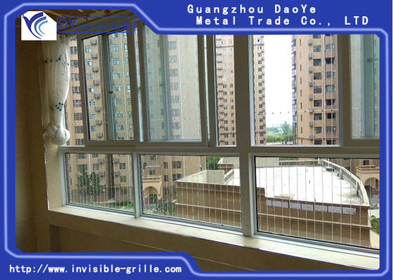 現代見えないグリルは役割を組み込む反住居侵入システム窓の見えないグリルを加えた