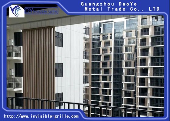 バルコニーのための現代SS316 6m/Setの見えないグリル