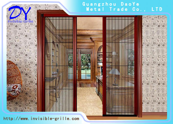 ローラーの昆虫の引き込み式の見えない網戸のアルミニウム プロフィール